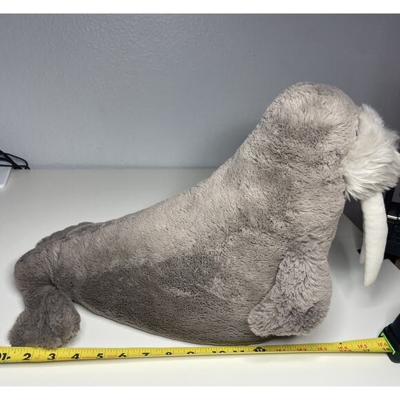 Jellycat Large Willie Walrus Plush 18” Stuffed Animal - Picture 16 of 16